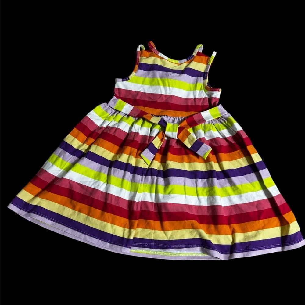 Bonnie Jean Multicolor Striped Dress